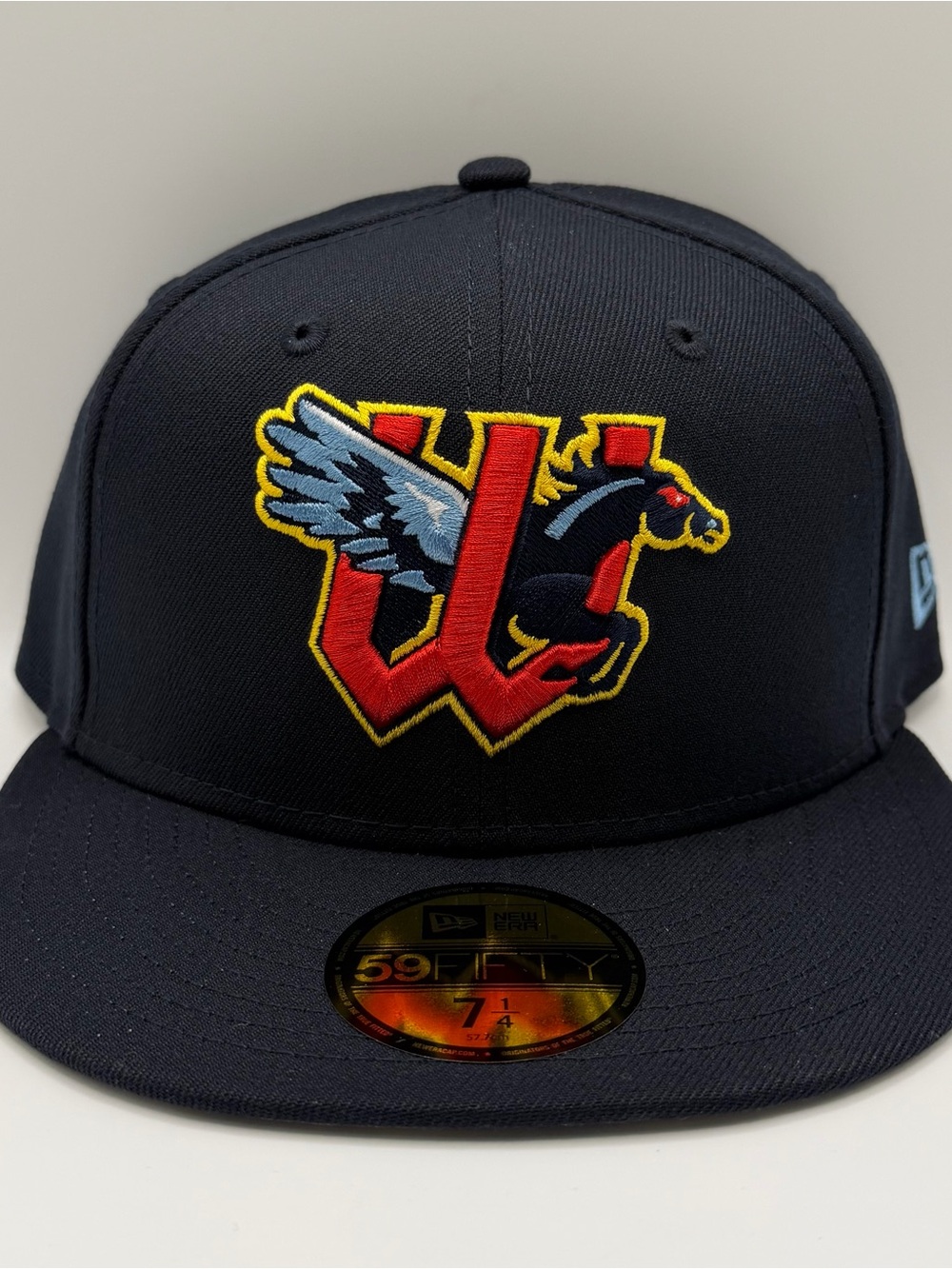 Wichita Wind Surge New Era 59FIFTY Authentic Collection Navy Fitted Hat 7 1/4